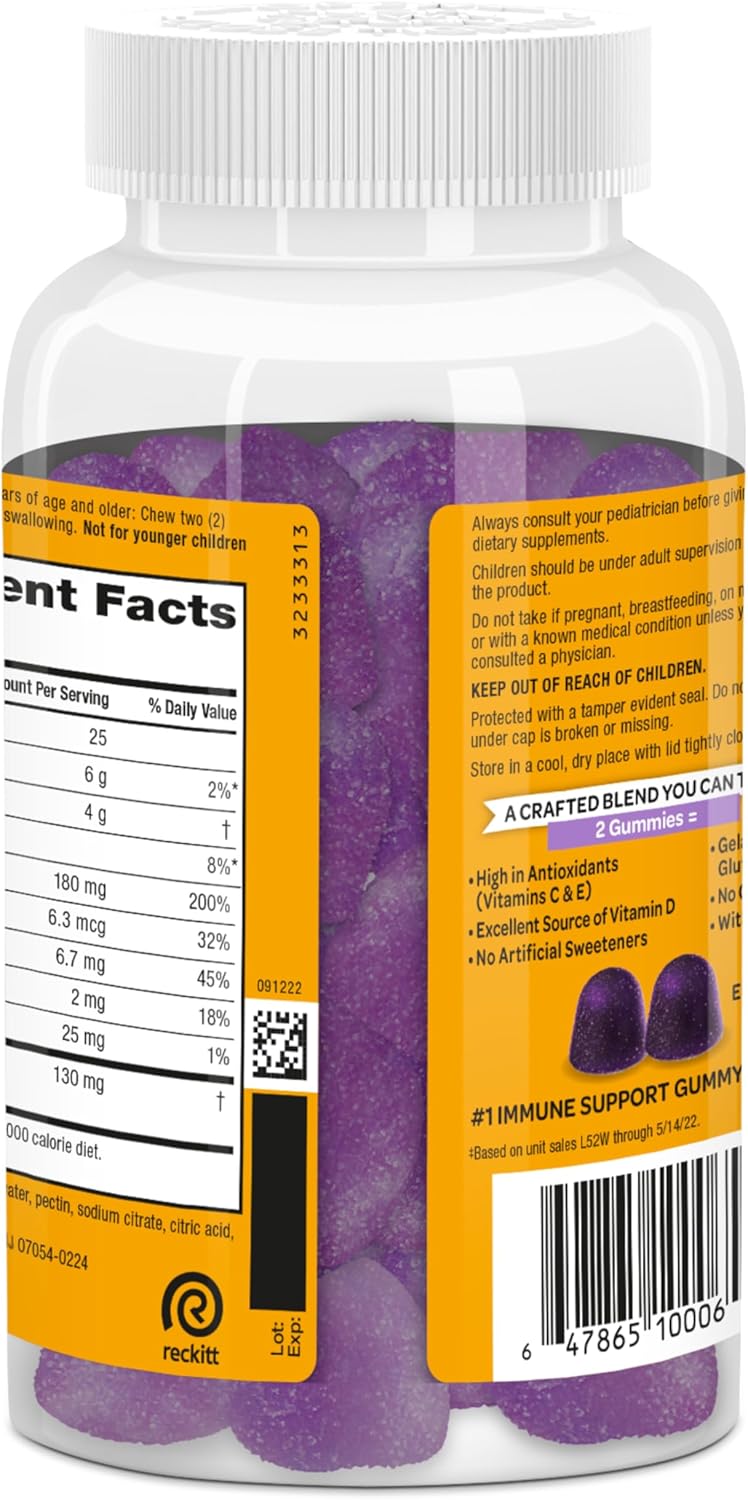 Airborne Elderberry + Zinc & Vitamin C Gummies For Adults - Nirvana Guru