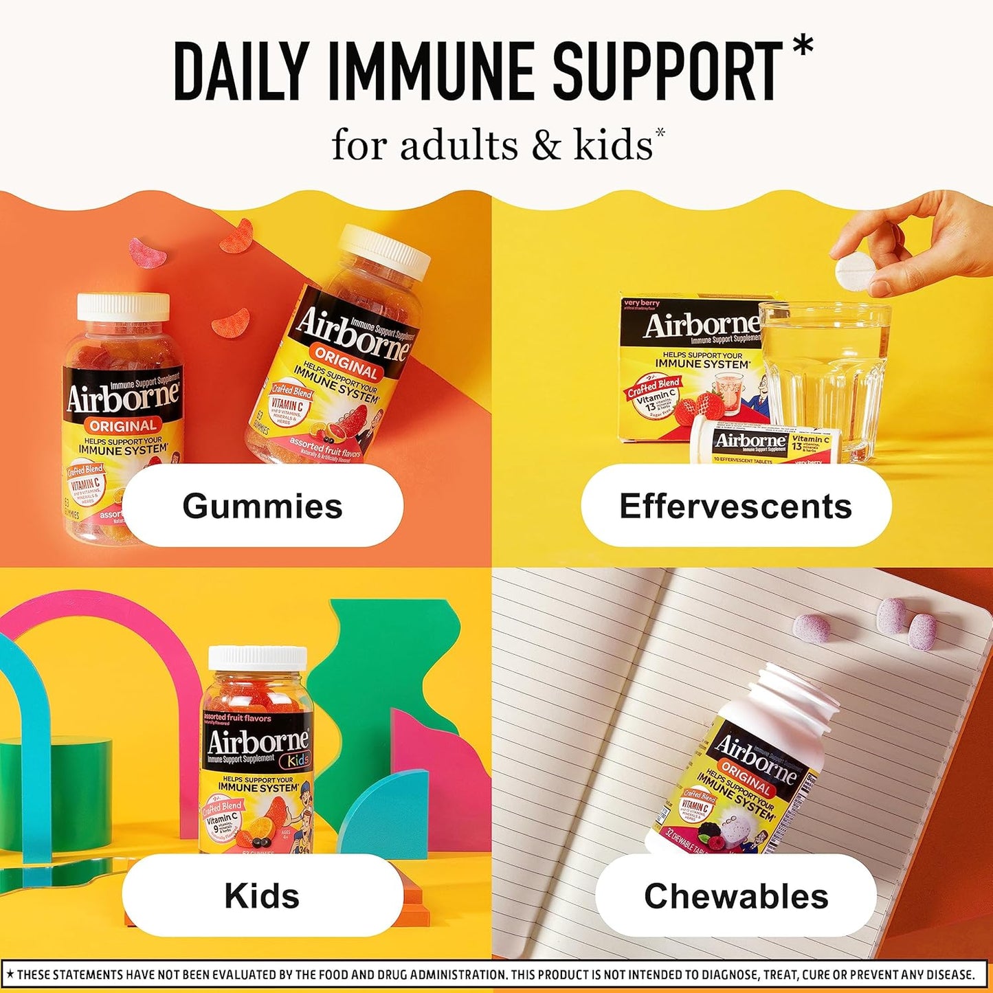 Airborne Elderberry + Zinc & Vitamin C Gummies For Adults - Nirvana Guru