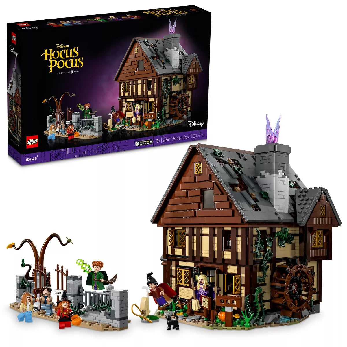 LEGO Ideas Disney Hocus Pocus: The Sanderson Sisters' Cottage 21341 Nirvana Guru