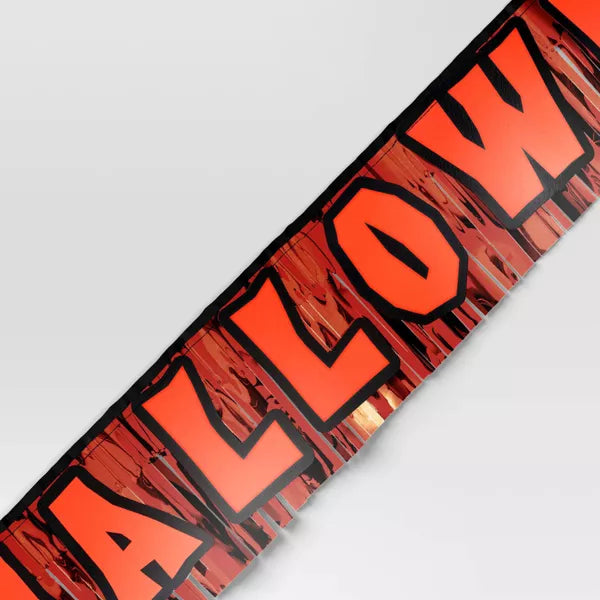 6' Happy Halloween with Tinsel Party Word Banner - Hyde and EEK! Boutique™ nirvanaguru