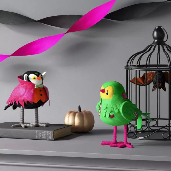 Featherly Friends™ 'Charmer' Vampire Halloween Bird Figurine - Hyde and EEK! Boutique nirvanaguru