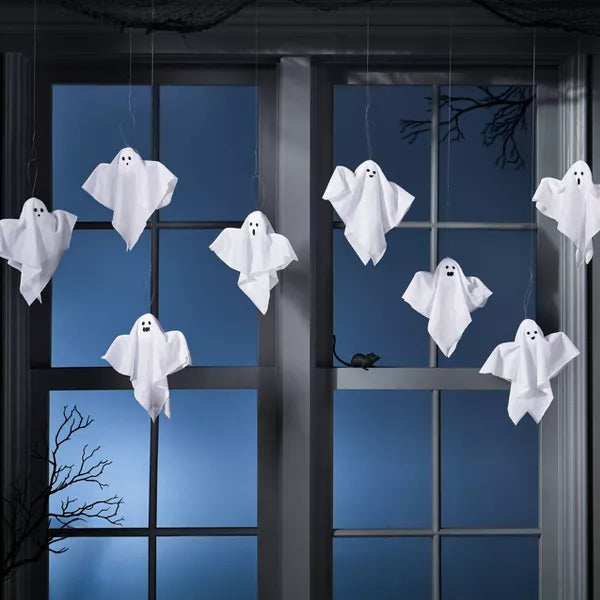 8ct Halloween Decor Kit Ghosts - Hyde and EEK! Boutique™: No Assembly nirvanaguru