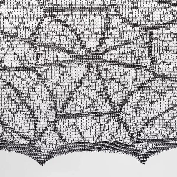 60"x84" Lace Halloween Tablecloth - Hyde and EEK! Boutique™: Eerie Cobweb Design, Polyester Fabric, Festive Dining Decor nirvanaguru