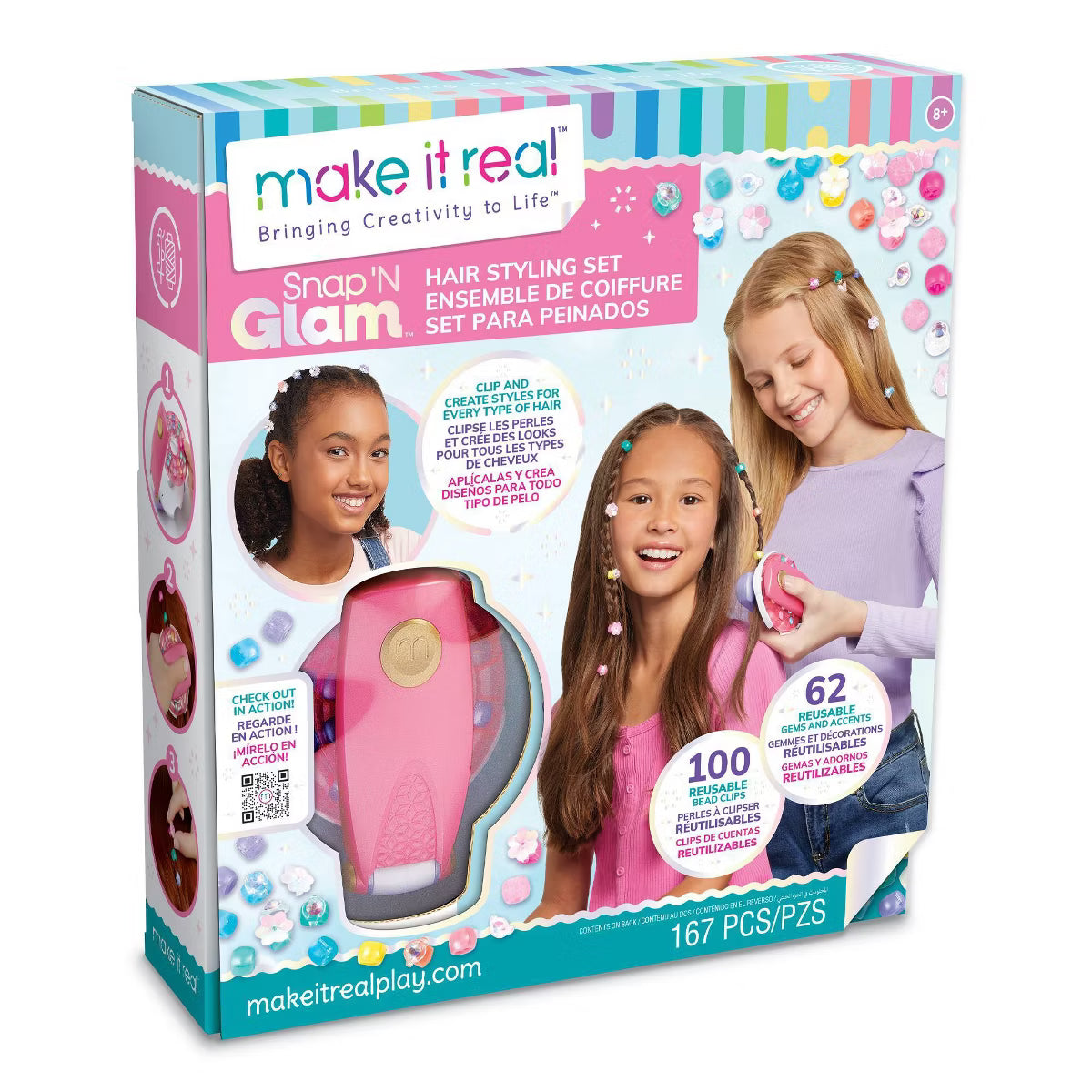 Make It Real Snap 'n Glam Hair Styling Set nirvanaguru