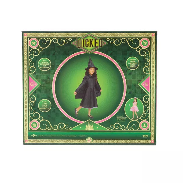 Wicked Deluxe Elphaba Black Defying Gravity Dress Up Set nirvanaguru