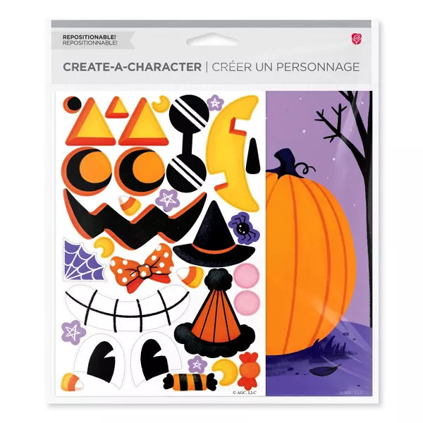 32ct Halloween Create-a-Pumpkin Sticker Activity Nirvana Guru