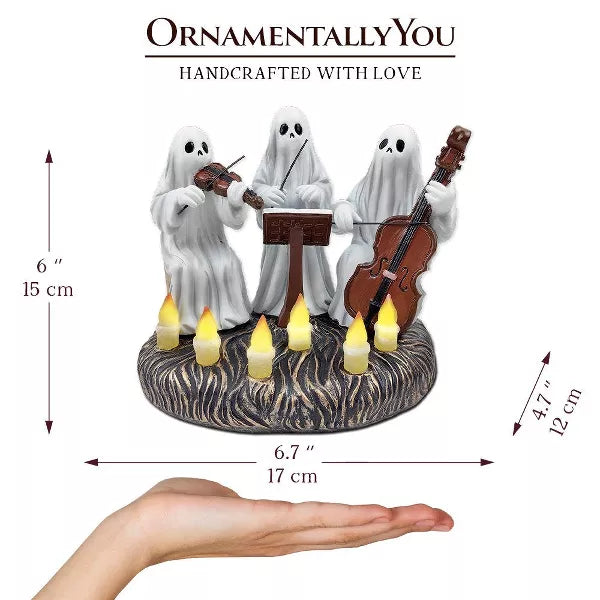 Ghostly Ensemble Trio Lighted Spooky Home Figurine, 5.5" LED Haunted Halloween Ghost Statue| OrnamentallyYou nirvanaguru