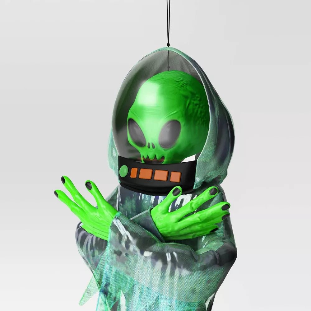 60" Animated Lit Glows under Blacklight Alien Ghoul Halloween Decorative Prop - Hyde and EEK! Boutique™ Nirvana Guru
