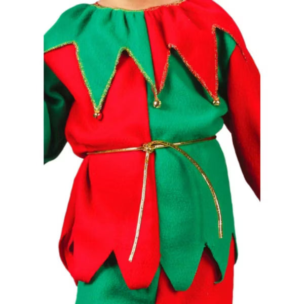 Fun World Red and Green Elf Plush Child Christmas Costume - Medium nirvanaguru