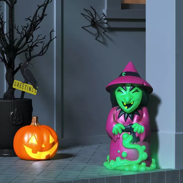 9-Inch Lit Pumpkin Jack Halloween Decoration with Timer – Light-Up Jack-o’-Lantern Prop by Hyde and EEK! Boutique™ nirvanaguru
