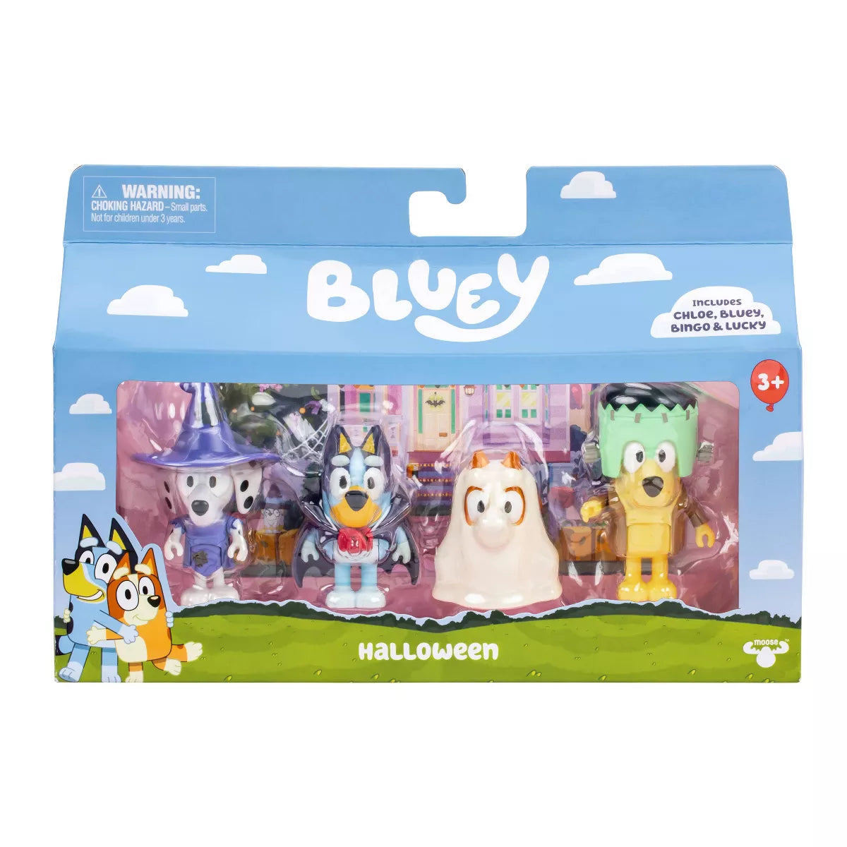 Bluey Costume Party Figures 4pk nirvanaguru