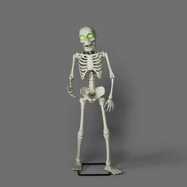 68-Inch Animated Skeleton Halloween Prop with Sound & Movement – Premium Haunted House Decoration by Hyde and EEK! Boutique nirvanaguru