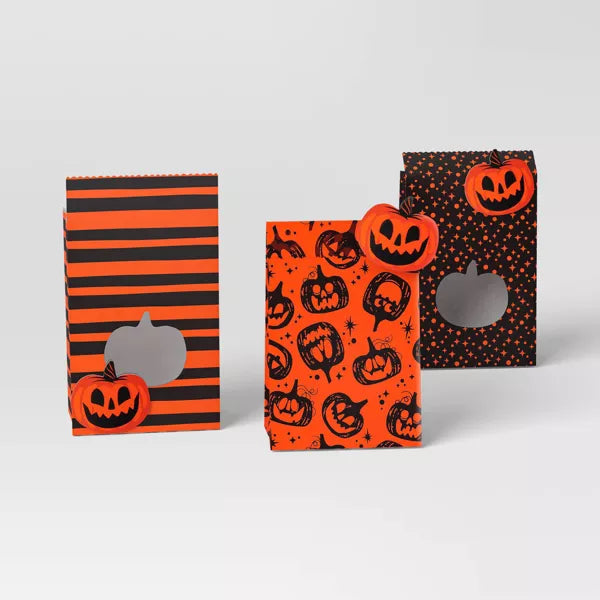 12ct Pumpkin Treat Bag Party Favors - Hyde and EEK! Boutique™ nirvanaguru
