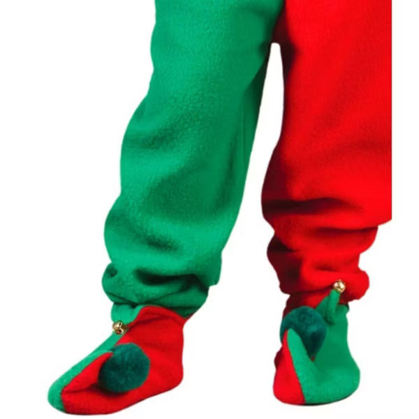Fun World Red and Green Elf Plush Child Christmas Costume - Medium nirvanaguru