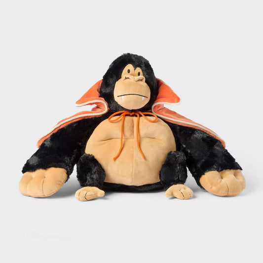11.5" Vampire Ape Stuffed Animal - Gigglescape™: Polyester Character Plush Toy, 11.5" x 11.5" x 15.5" Nirvana Guru
