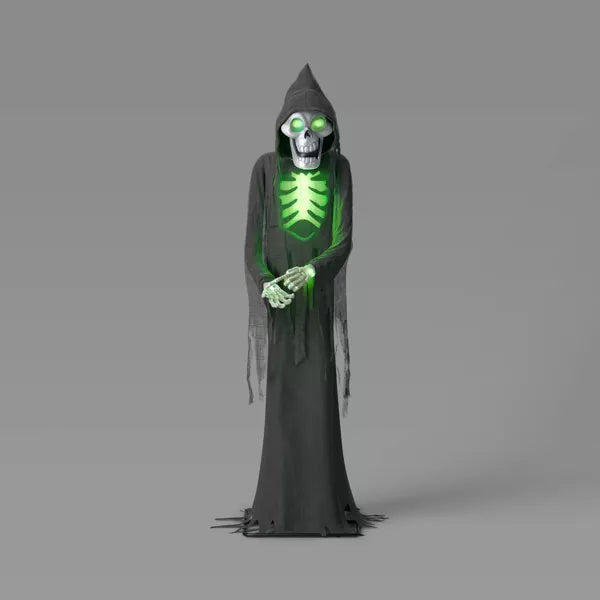 Lewis & Friends™ 8' Light Up Bruce the Skeleton Ghoul™ Outdoor Halloween Decorative Prop - Hyde and EEK! Boutique™ nirvanaguru