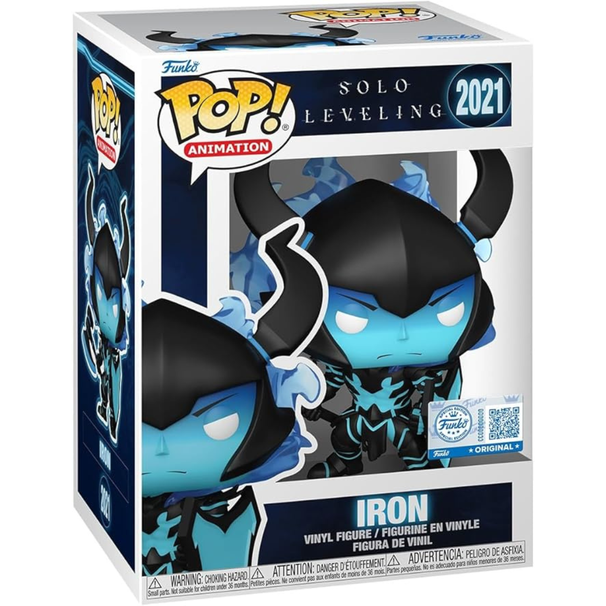 Funko Pop! Animation: Solo Leveling - Iron - 1/6 Odds for Rare Chase Variant - Glow in The Dark - Styles May Vary - Amazon Exclusive - Collectable Vinyl Figure - Gift Idea - Anime Fans nirvanaguru