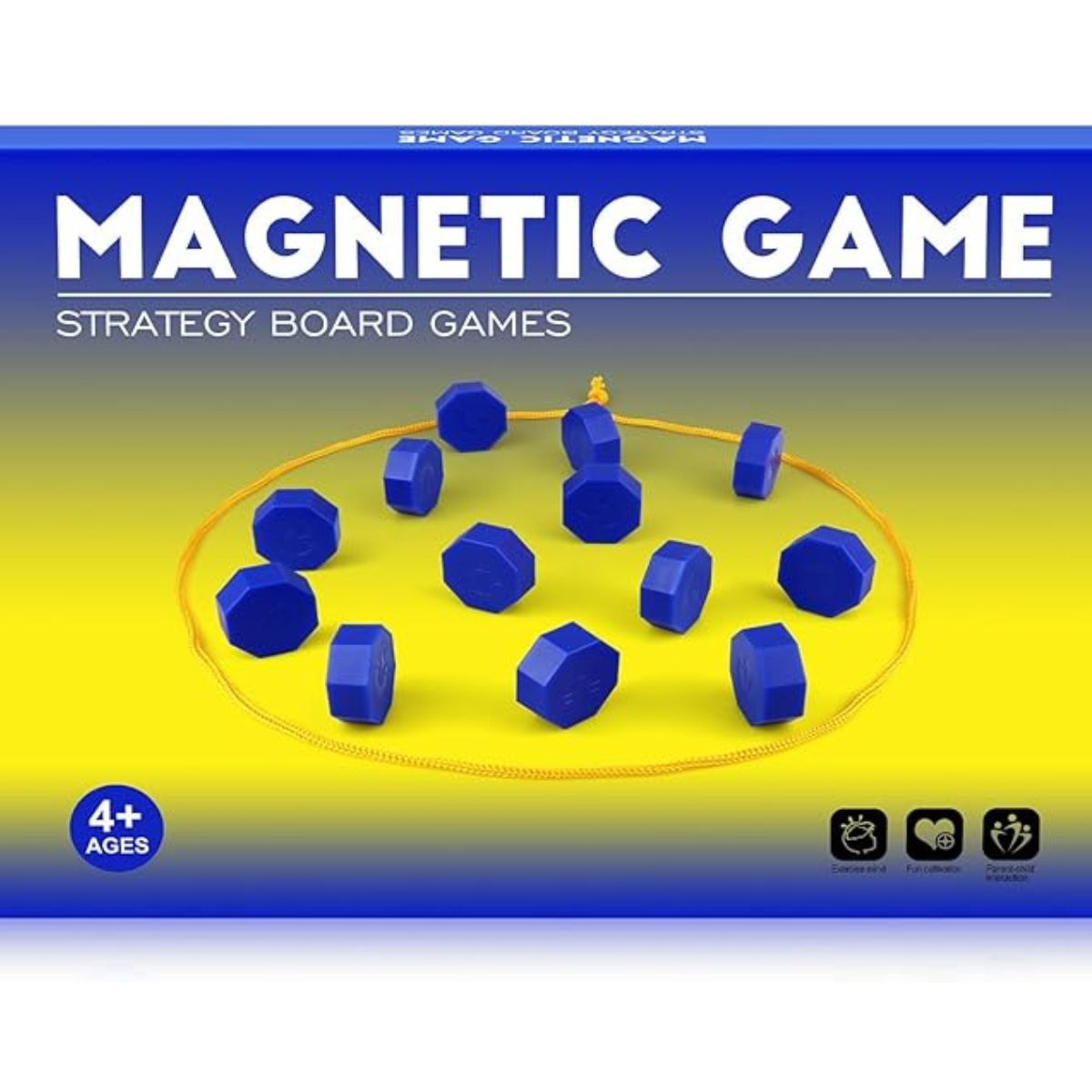 Magnet Game with String, Magnetic Chess Game for Family & Party & Travel & Camping - Puzzle Strategy Games, 2 Player Games for Kids & Adults nirvanaguru