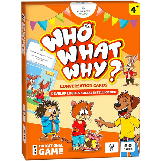 Who What Why Conversation Cards for Kids – Learning Materials for Social Skills, Emotional Intelligence & Critical Thinking – Speech Therapy Resources, Articulation & Sequencing Card Game, Ages 4+ nirvanaguru