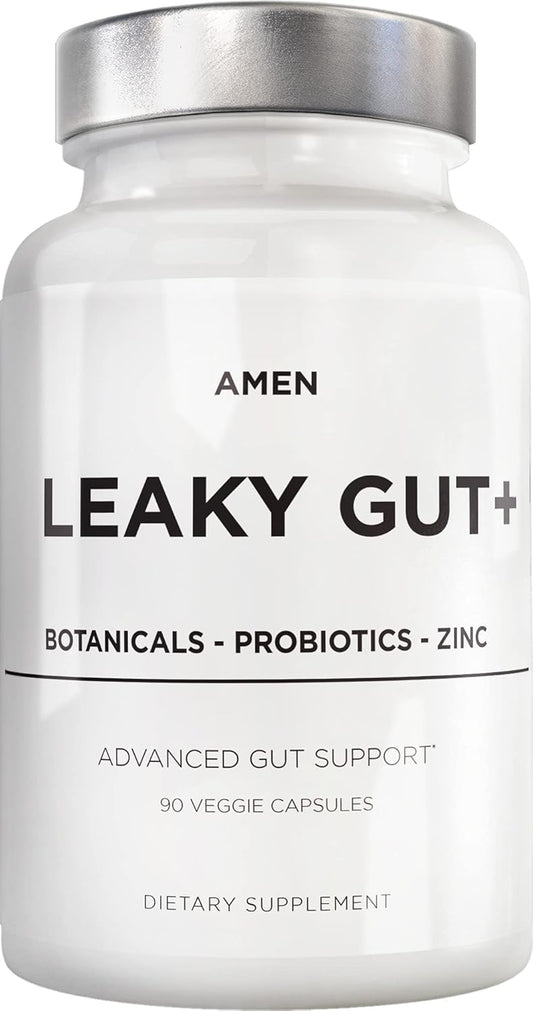Amen Leaky Gut Supplement - Advanced Formula with Bioavailable L Glutamine - Nirvana Guru