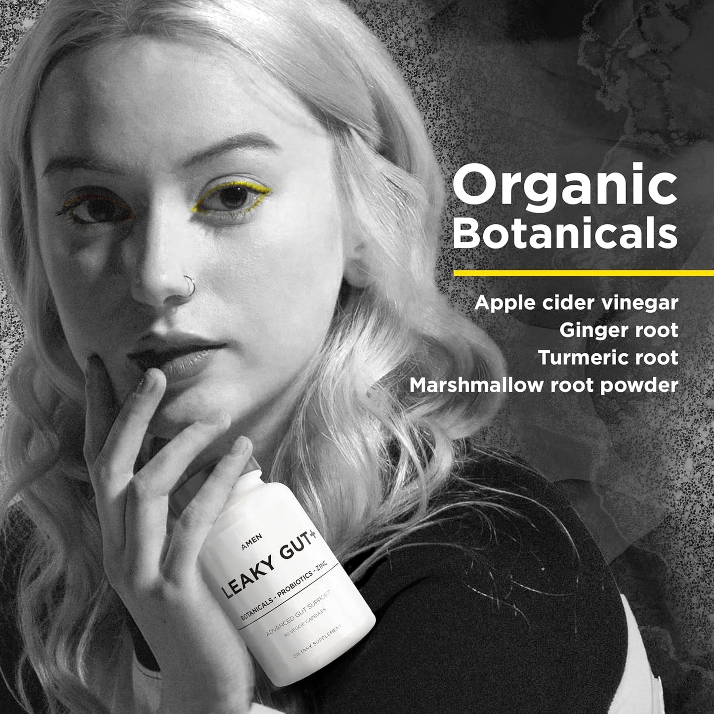 Amen Leaky Gut Supplement - Advanced Formula with Bioavailable L Glutamine - Nirvana Guru