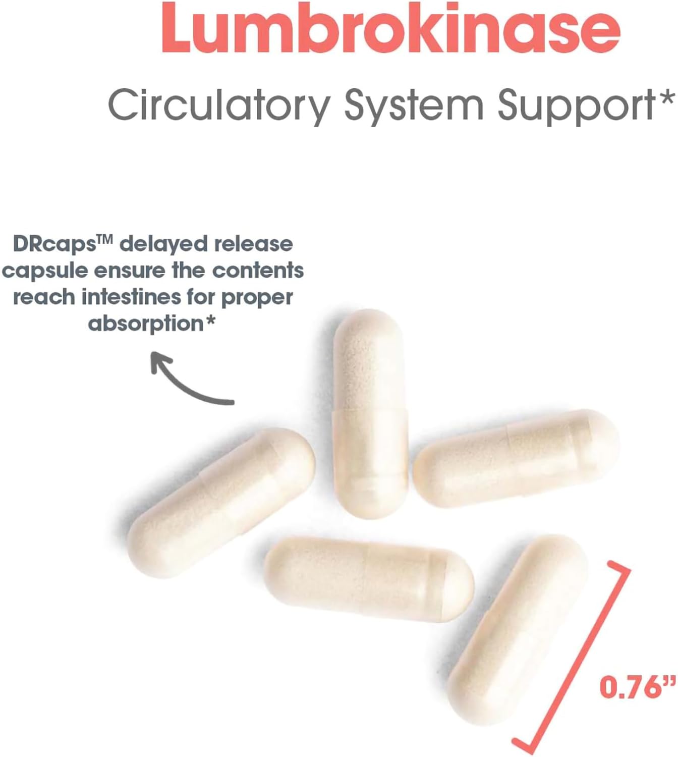 Allergy Research Group Lumbrokinase Supplement - Circulatory System Support