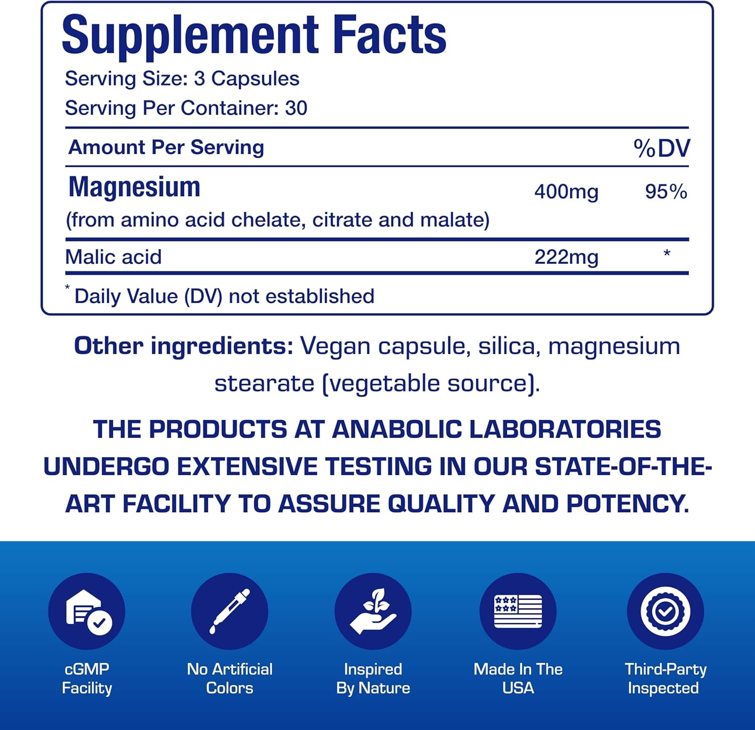 Triple Magnesium Complex 400 Mg - Clinical Formula - Nirvana Guru