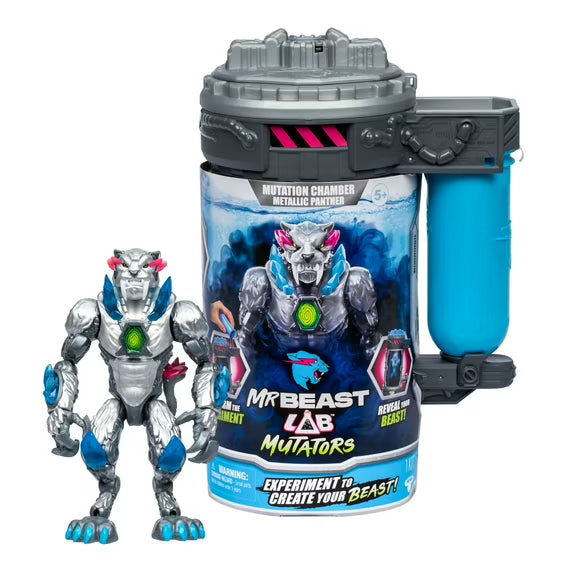 MrBeast Lab Release the Metallic Panther, Mutate the Ultimate Beast With MrBeast Lab , Ages 5+ nirvanaguru