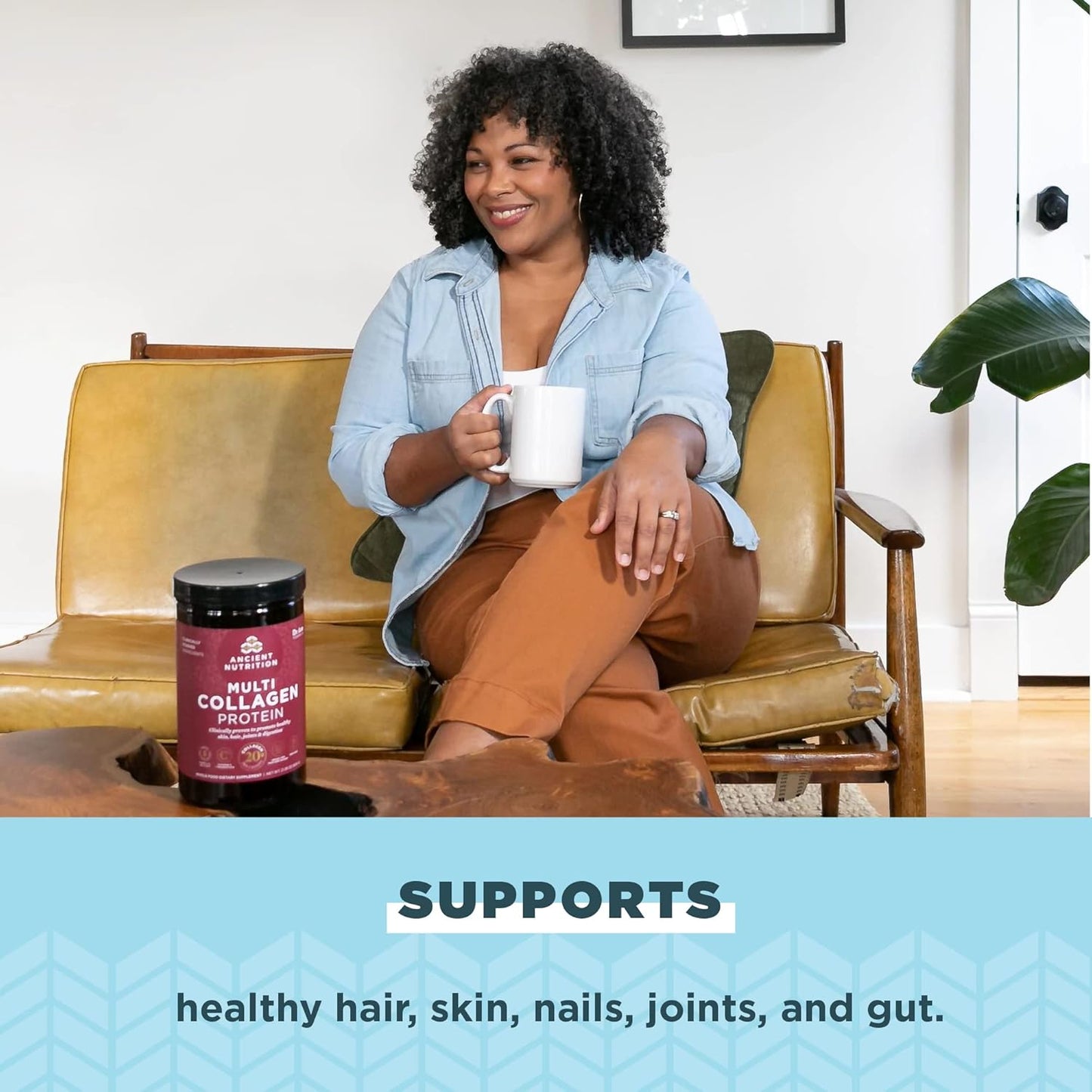 Ancient Nutrition Hydrolyzed Collagen Peptides Powder with Probiotics