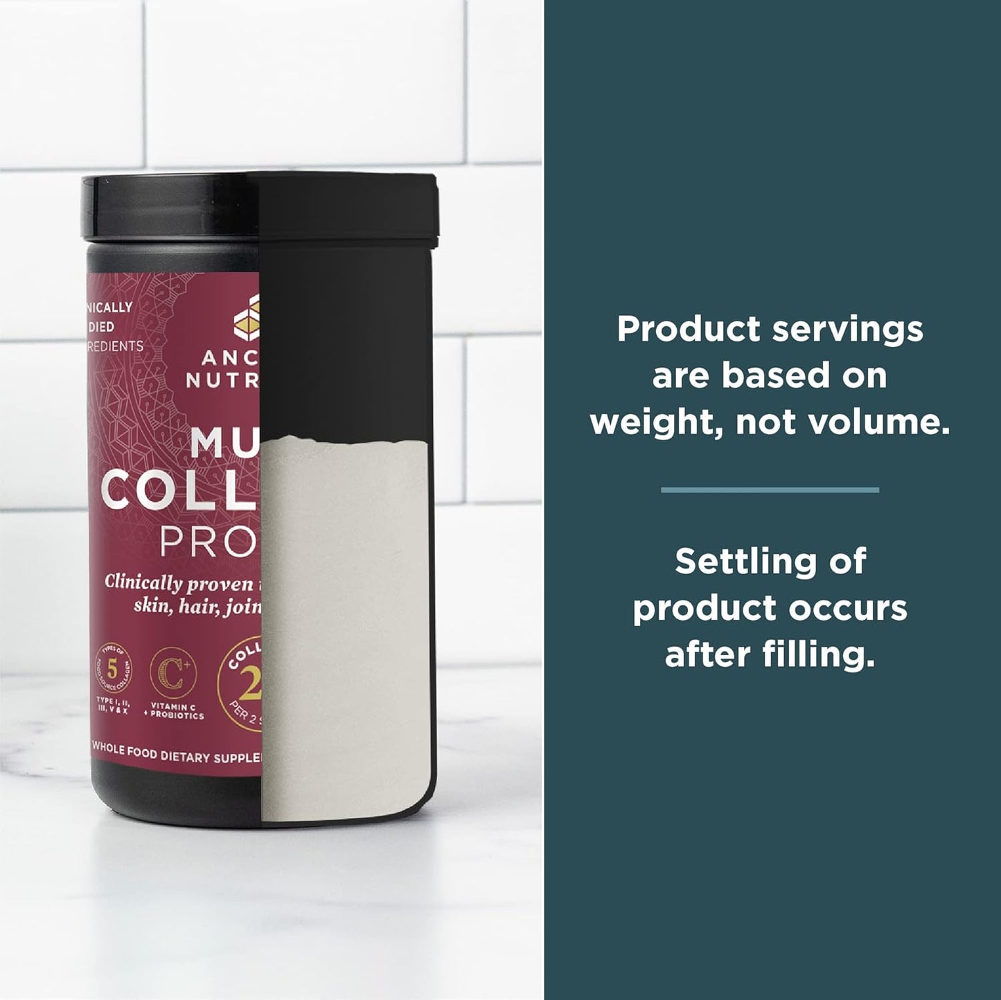 Ancient Nutrition Hydrolyzed Collagen Peptides Powder with Probiotics
