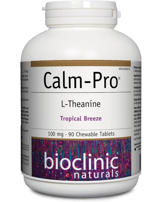 Bioclinic Calm Pro Chewable Tablets, 90 Count - Nirvana Guru