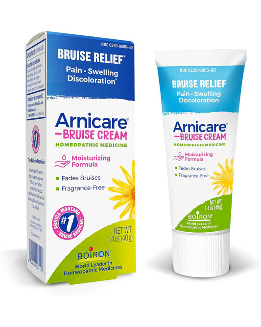 Boiron Arnicare Bruise Cream for Pain Relief from Bruising and Swelling or Discoloration from Injury - 1.4 oz - Nirvana Guru