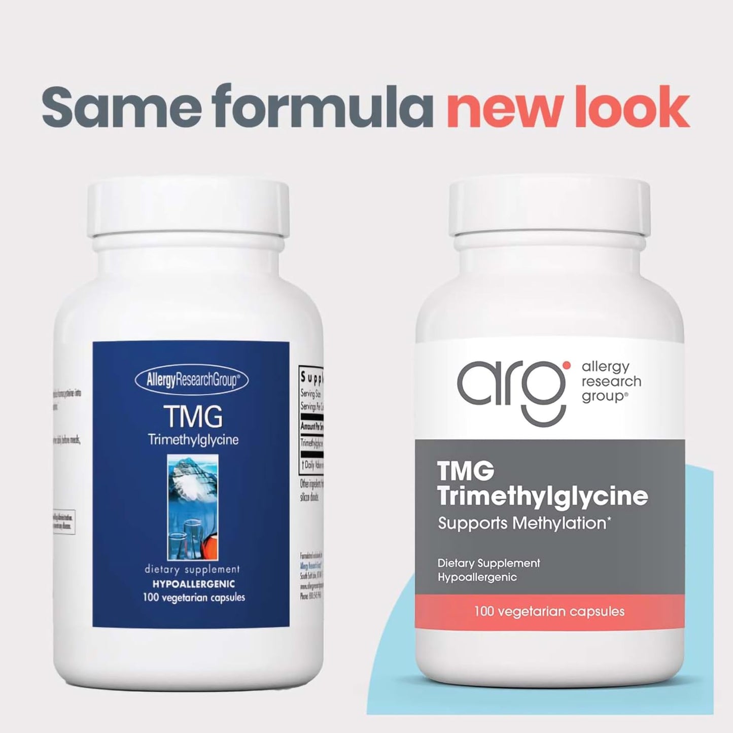 Allergy Research Group TMG Trimethylglycine 750mg Supplement - Betaine Anhydrous - Nirvana Guru