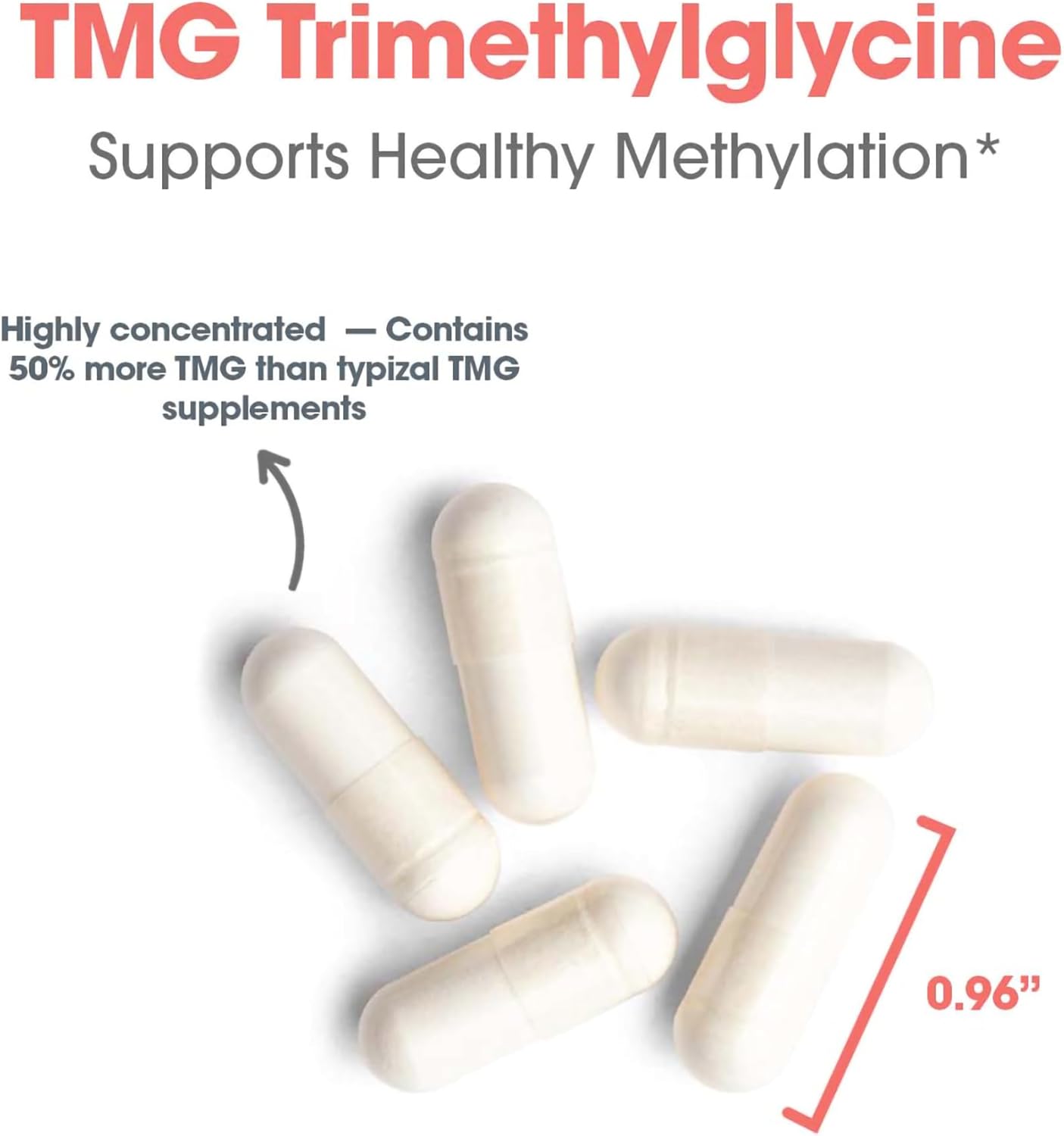 Allergy Research Group TMG Trimethylglycine 750mg Supplement - Betaine Anhydrous - Nirvana Guru