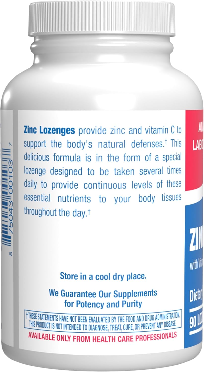 Zinc Lozenges with Vitamin C for Immune Support - High Absorption - Nirvana Guru