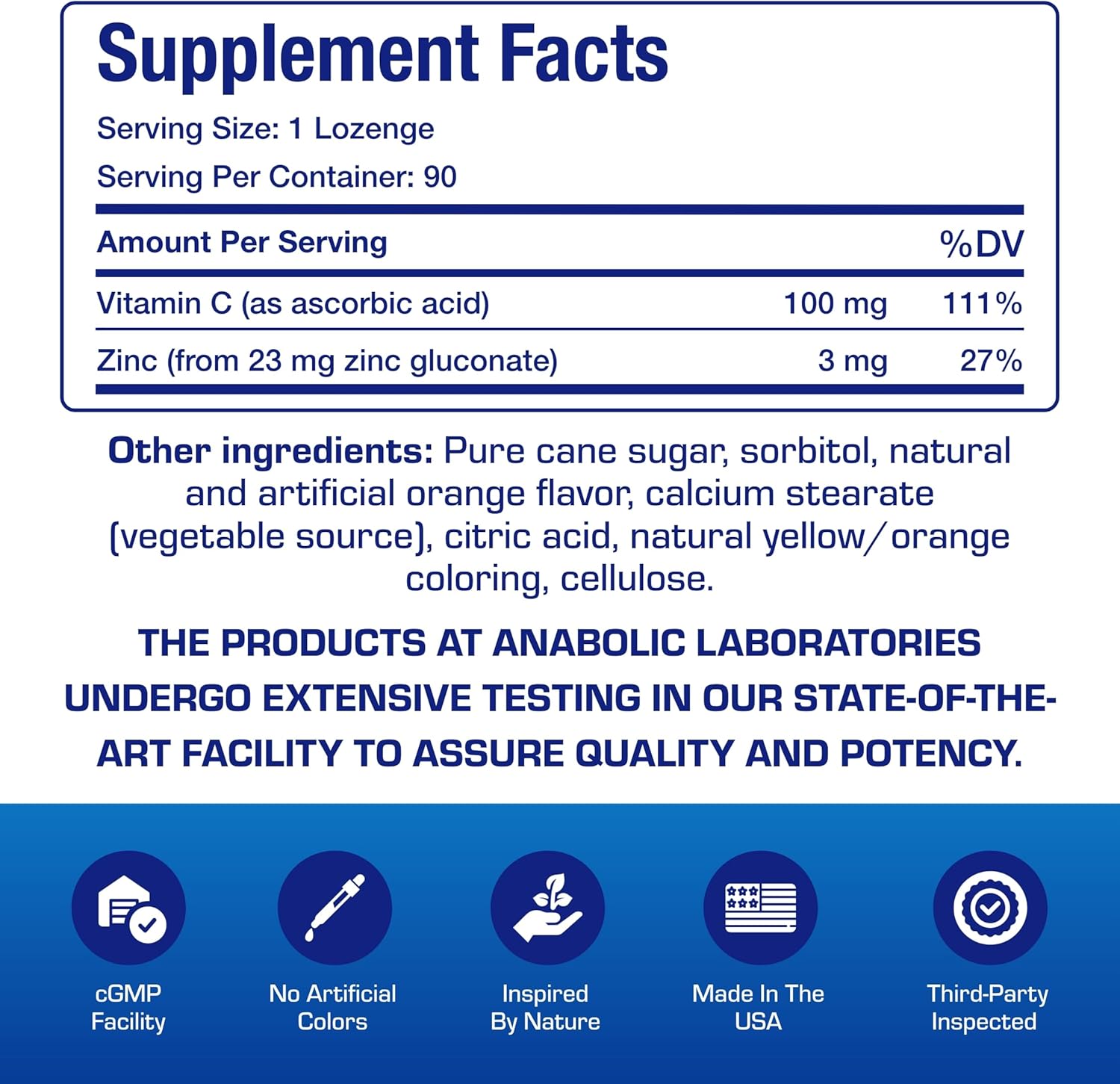Zinc Lozenges with Vitamin C for Immune Support - High Absorption - Nirvana Guru