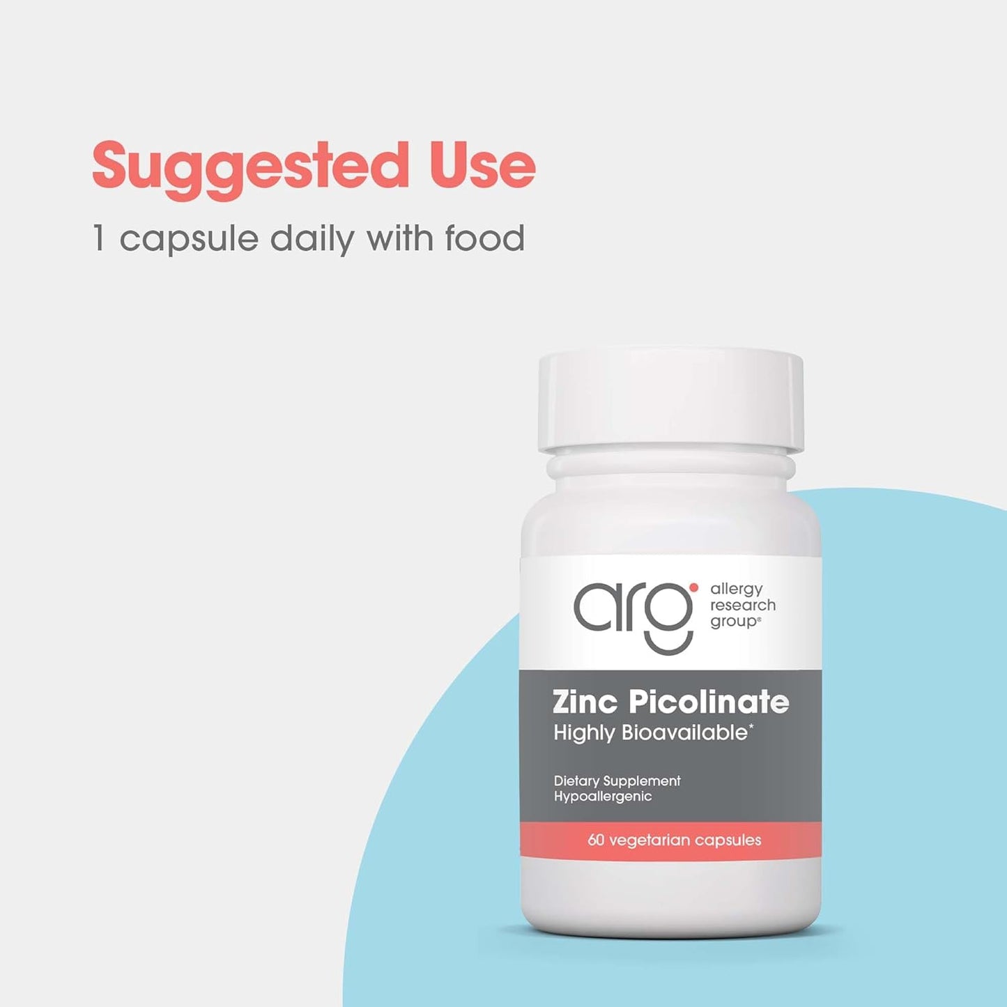 Allergy Research Group Zinc Picolinate Supplement - Supports Normal Health Immune Response - Nirvana Guru
