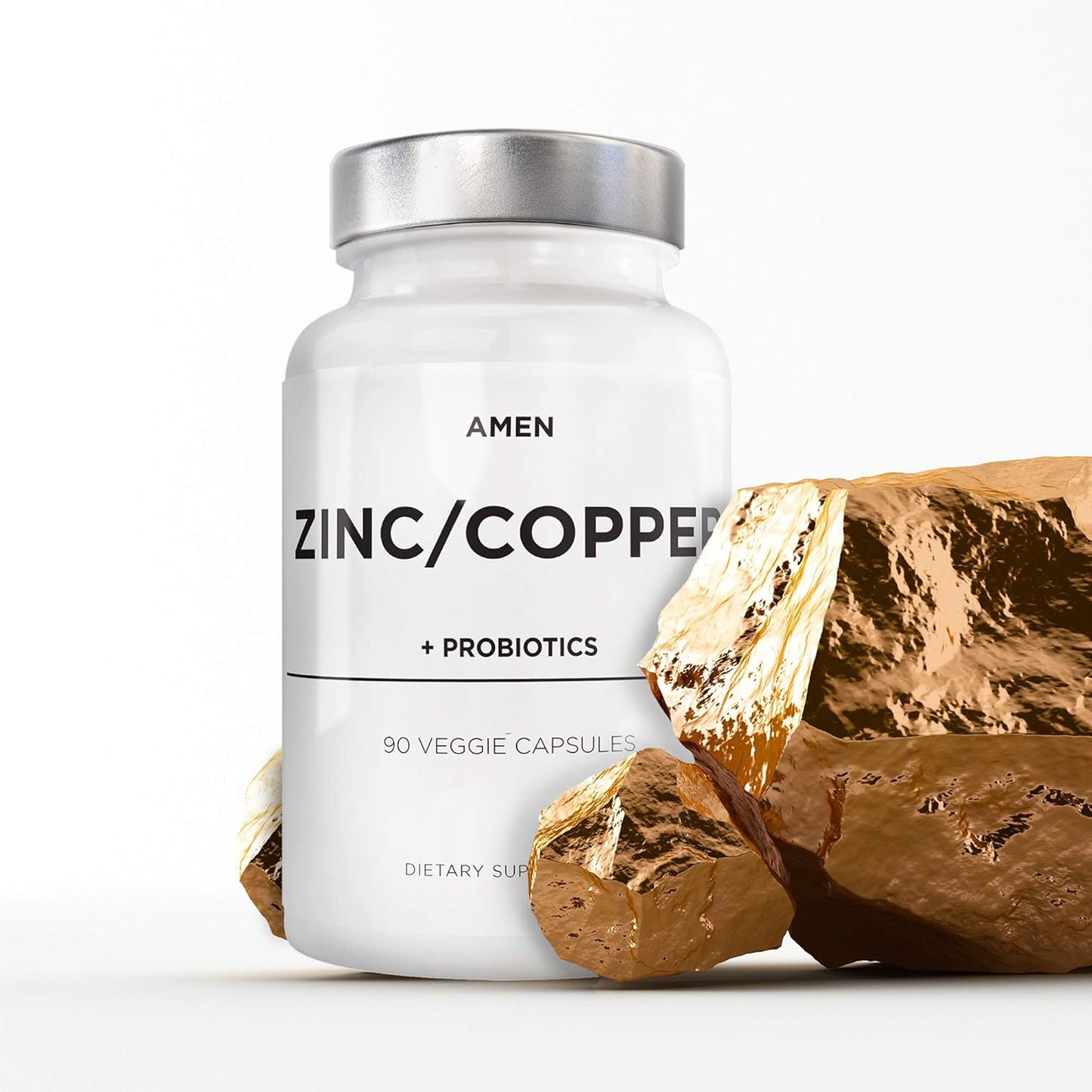 Amen Zinc & Copper Supplement + Probiotics - Nirvana Guru
