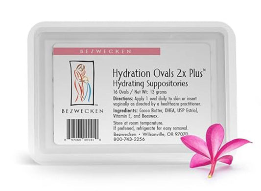 Bezwecken – Hydration Ovals 2x Plus DHEA,Strength Oval Suppositories - Nirvana Guru