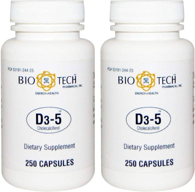 BioTech Pharmacal - D3-5 (5,000 IU) (500 Tablets) - Nirvana Guru