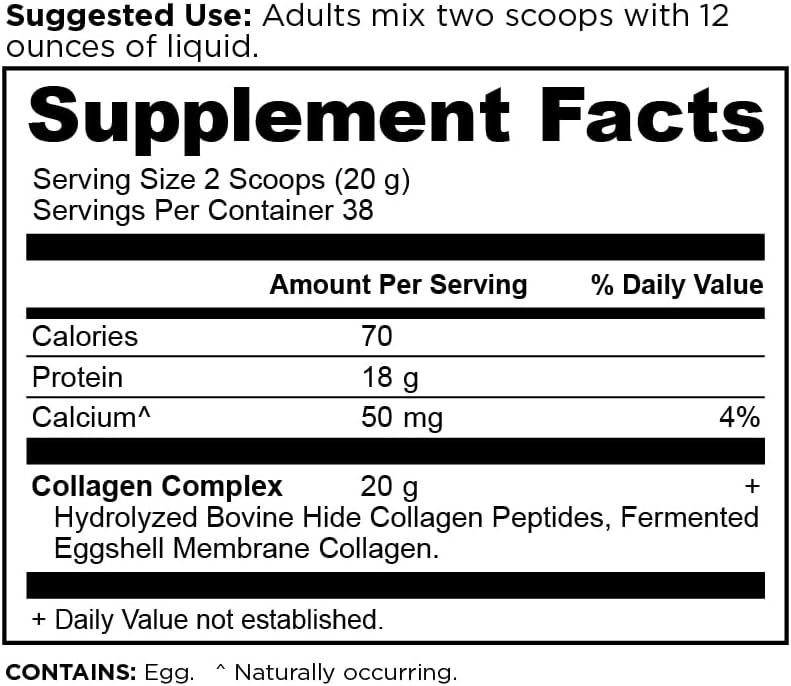 Ancient Nutrition Collagen Peptides Powder, Unflavored 38 Servings - Nirvana Guru
