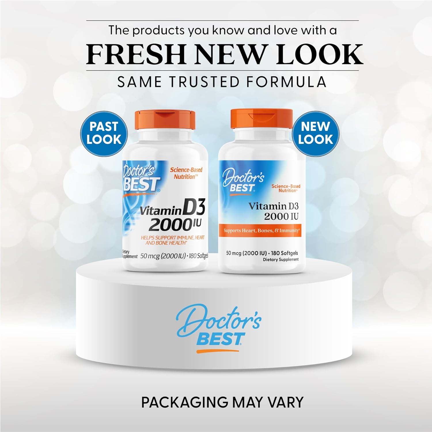 Doctors BEST Vitamin D3 2000 IU,180 Softgels - Nirvana Guru