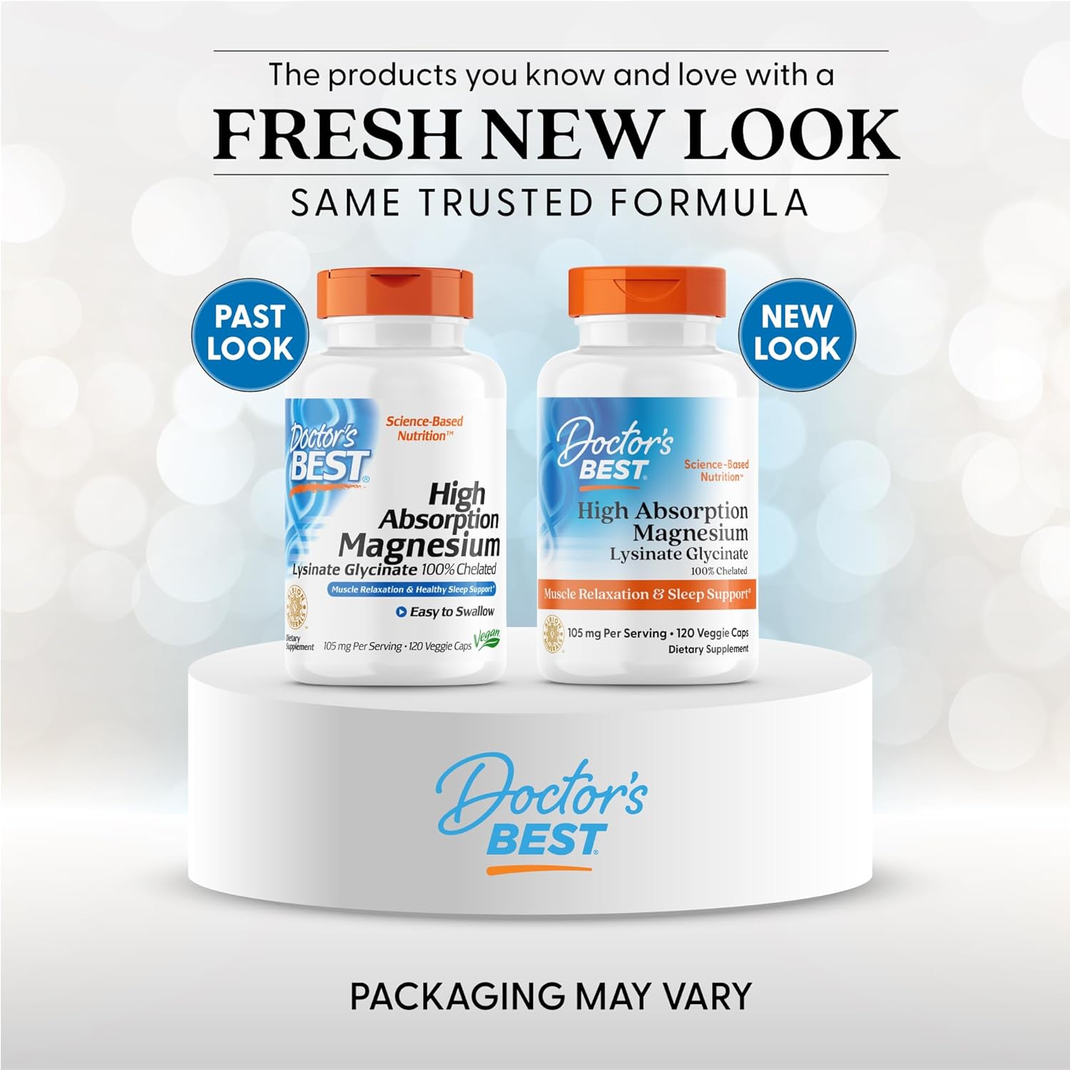 Doctor's Best High Absorption Magnesium Lysinate Glycinate Capsule,120 Ct - Nirvana Guru