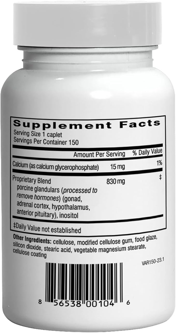 Dr. Wilson's Adrenal Rebuilder 150 Caplets multiglandular Including Adrenal Cortex for Adrenal and HPA Axis Support - Nirvana Guru