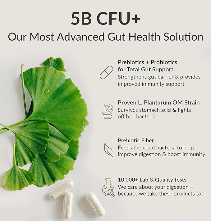 BIOptimizers Probiotic Breakthrough, Proteolytic Prebiotics & Probiotics Supplement,60 Vegan Capsules - Nirvana Guru