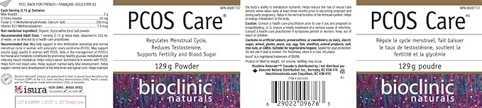 Bioclinic Naturals - Myo-Inositol 129 g Powder - Nirvana Guru