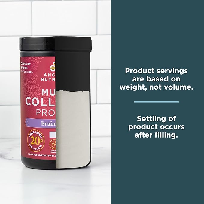 Ancient Nutrition Collagen Powder Protein,Brain Boost 45 Servings - Nirvana Guru