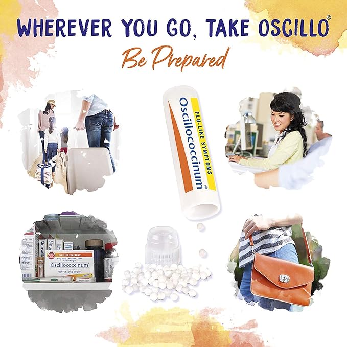 Boiron Oscillococcinum Homeopathic Medicine for flu-Like Symptoms, White, 36 Count - Nirvana Guru