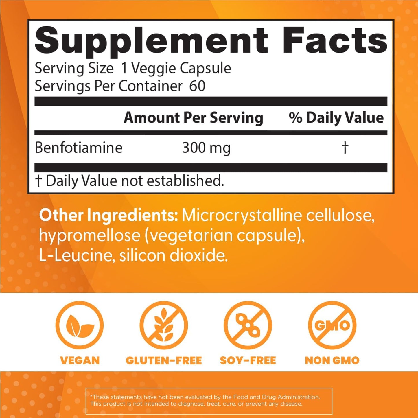 Doctor's Best Benfotiamine 300 with BenfoPure, Helps Maintain Healthy Glucose Metabolism,60 Veggie Caps - Nirvana Guru