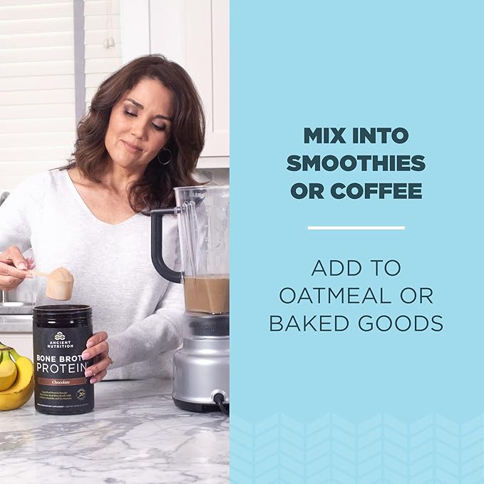 Ancient Nutrition Protein Powder with Real Bone Broth - Nirvana Guru